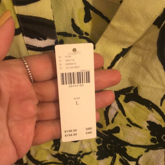 Anthropologie Maeve Ambar Tiered Dress Yellow NWOT - Picture 5 of 5